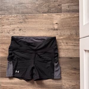 Under Armour Women's Athletic Shorts in Black and Gray